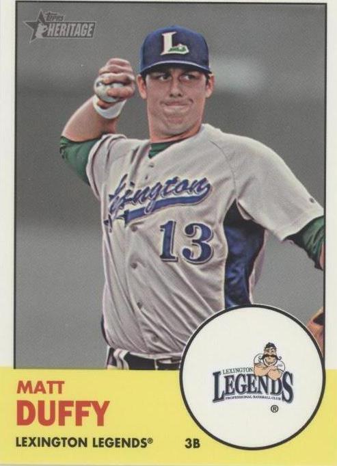 2012 Topps Heritage Minor League Edition - Matt Duffy #57