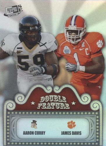 2009 Press Pass Signature Edition Aaron Curry Jason Davis #DF-13