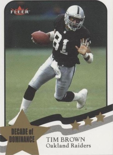 2002 Fleer Tradition Tim Brown #243