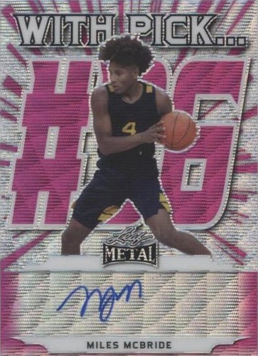 2021-22 Leaf Metal - Miles McBride #WP-MMB