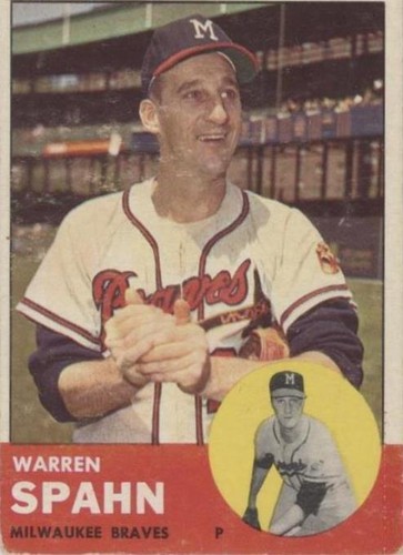 1963 Topps - Warren Spahn #320
