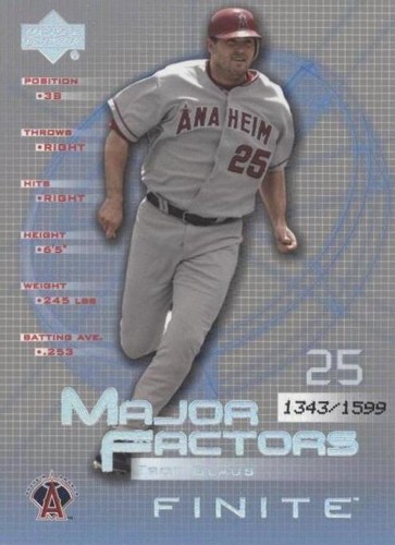 2003 Upper Deck Finite - Troy Glaus #149