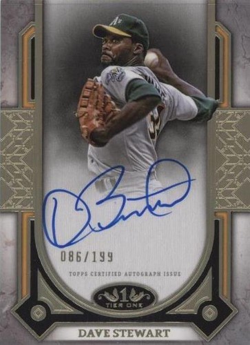 2024 Topps Tier One - Dave Stewart #PPA-DS