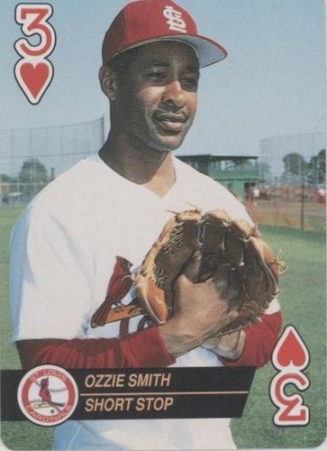 1993 Bicycle Baseball Aces Playing Cards - Ozzie Smith #3H