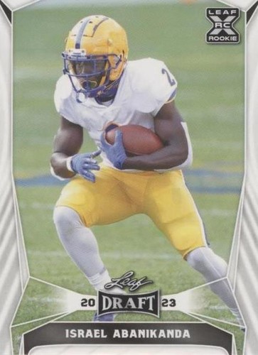2023 Leaf Draft Israel Abanikanda #49