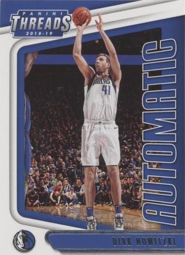 2018-19 Panini Threads - Dirk Nowitzki #8
