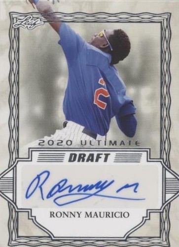 2020 Leaf Ultimate Draft - Ronny Mauricio #BA-RM2