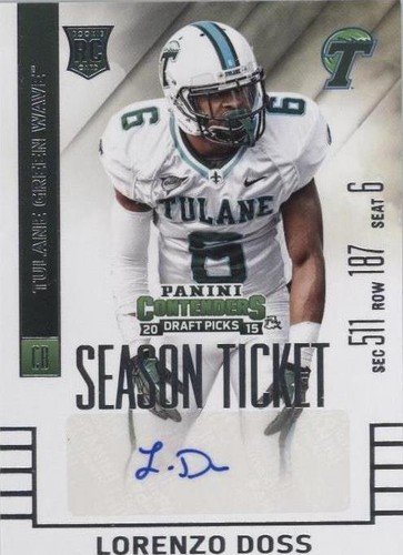 2015 Panini Contenders Draft Picks Lorenzo Doss #213