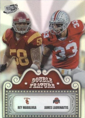 2009 Press Pass Signature Edition James Laurinaitis Rey Maualuga #DF-11