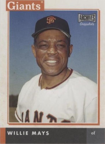 2020 Topps Archives Snapshots - Willie Mays #AS-WM