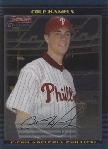 2002 Bowman Chrome Draft Picks & Prospects - Cole Hamels #BDP17