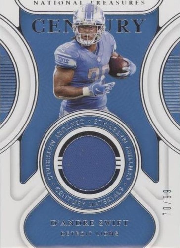 2021 Panini National Treasures D'Andre Swift #CM-DS