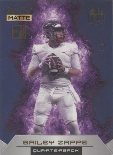 2022 Wild Card Matte SP Exclusive Bailey Zappe #RHN-2