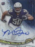 2013 Topps Platinum Manti Te'o #A-MT
