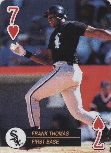 1992 U.S. Playing Card Baseball Aces - Frank Thomas #7H