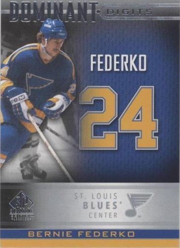 2020-21 Upper Deck SP Signature Edition Legends - Bernie Federko #DD-27