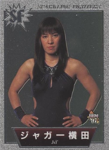 1997 BBM Pro Wrestling Sparkling Fighters - Jaguar Yokota #SF 158