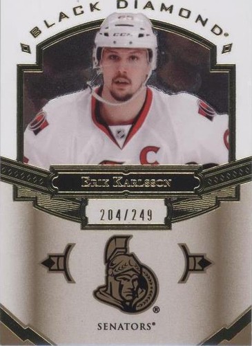 2016-17 Upper Deck Black Diamond - Erik Karlsson #BDB-EK