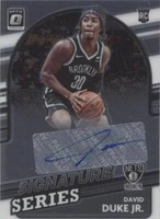 2021-22 Panini Donruss Optic - David Duke Jr. #SS-DDJ