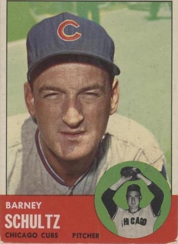 1963 Topps - Barney Schultz #452