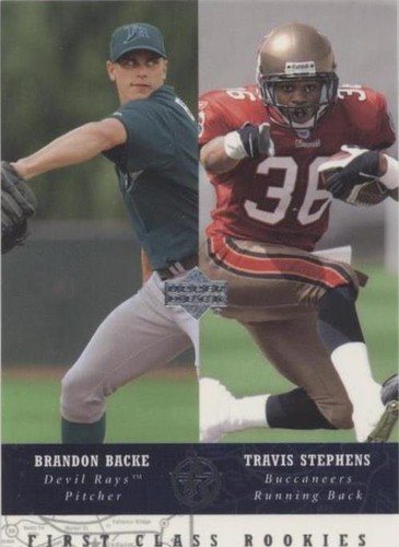2002-03 Upper Deck UD Superstars Brandon Backe Travis Stephens #294