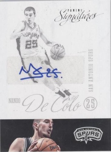 2012-13 Panini Signatures - Nando De Colo #27