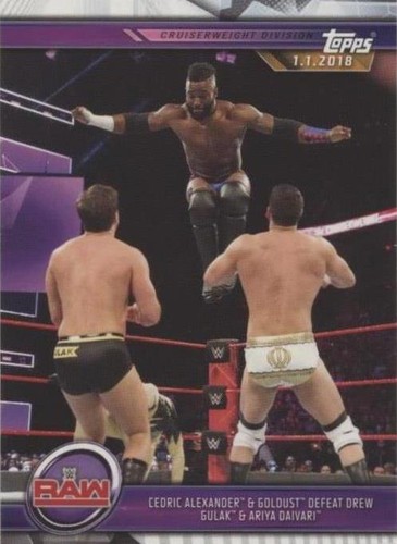 2019 Topps WWE Road to Wrestlemania - Ariya Daivari Cedric Alexander Drew Gulak #46