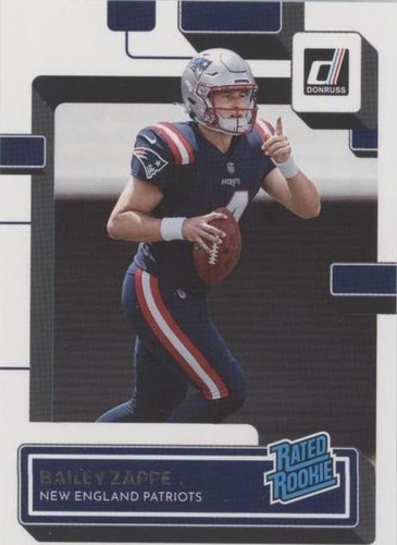 2022 Panini Donruss Bailey Zappe #329