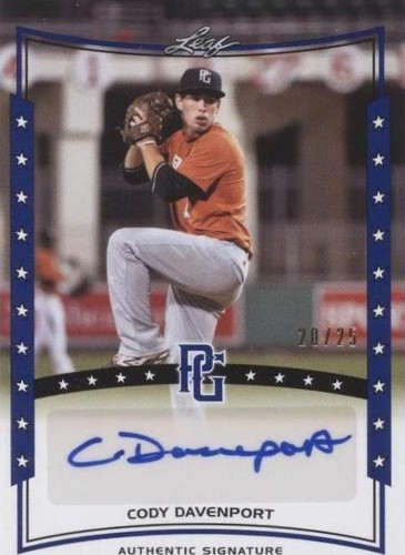 2014 Leaf Perfect Game Showcase - Cody Davenport #A-CD3