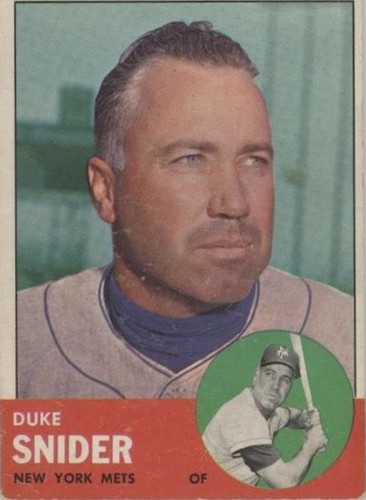 1963 Topps - Duke Snider #550