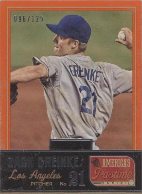 Panini America's Pastime 2013 - Zack Greinke #33