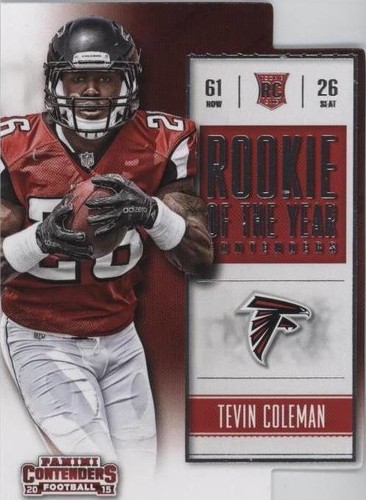 2015 Panini Contenders Tevin Coleman #ROY13