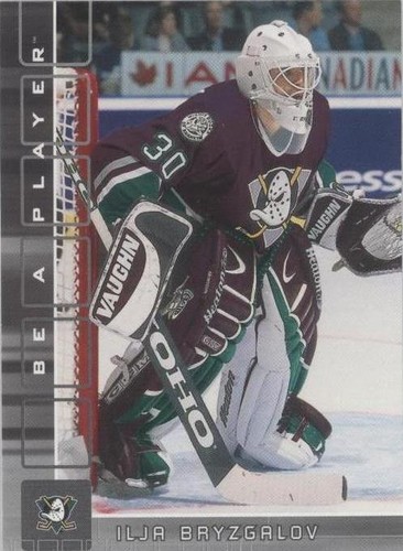 2001-02 In the Game Be A Player Memorabilia - Ilya Bryzgalov #301