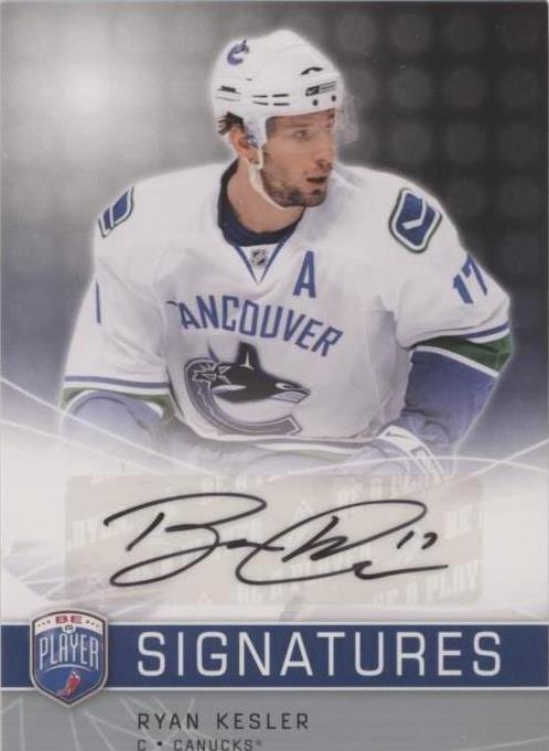 2008-09 Upper Deck Be a Player - Ryan Kesler #S-KE