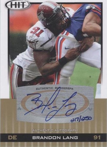 2010 SAGE Hit Brandon Lang #A92