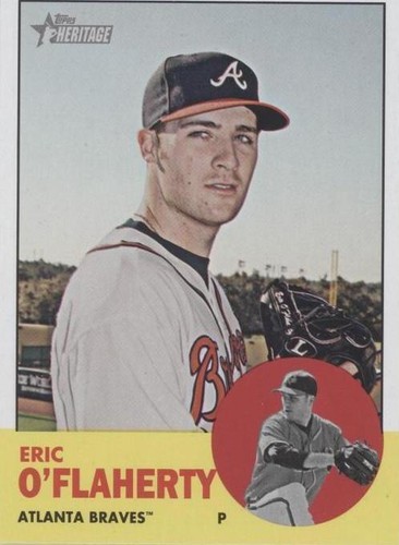 2012 Topps Heritage - Eric O'flaherty #62