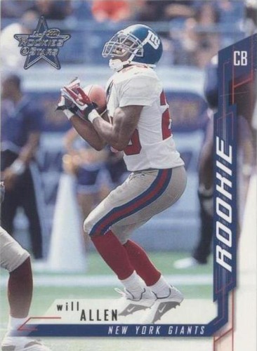 2001 Leaf Rookies & Stars Will Allen #257
