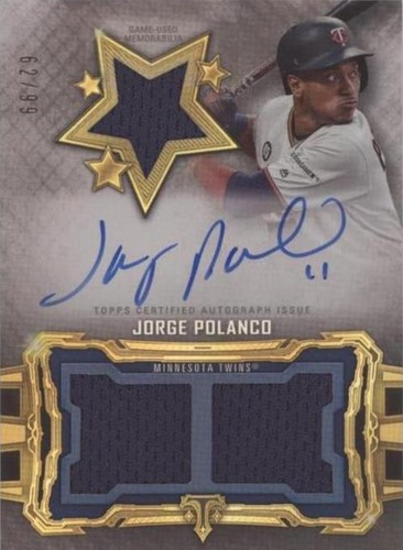 2020 Topps Triple Threads - Jorge Polanco #RFPAR-JP