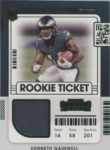 2021 Panini Contenders Kenneth Gainwell #RSV-KGA