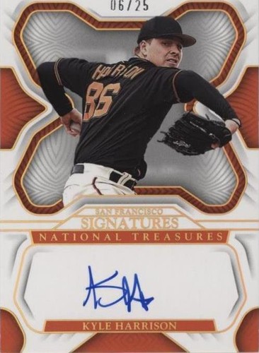 2023 Panini National Treasures - Kyle Harrison #S-KH