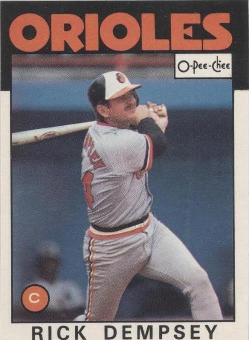 1986 O-Pee-Chee - Rick Dempsey #358