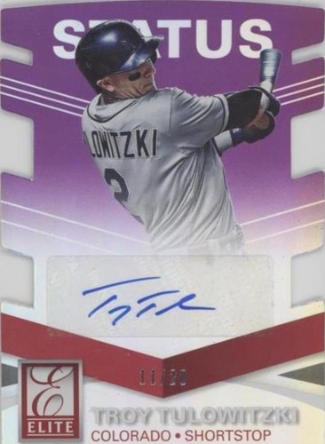 2015 Panini Elite - Troy Tulowitzki #96