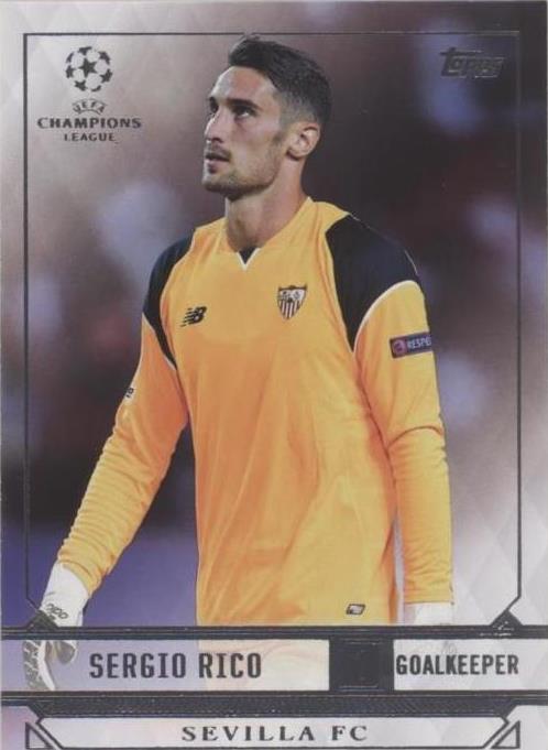 2016-17 Topps UCL Showcase Sergio Rico #165