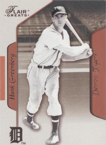 2003 Flair Greats - Hank Greenberg #65