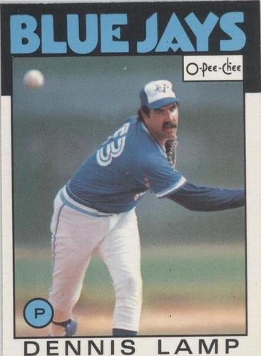 1986 O-Pee-Chee - Dennis Lamp #219