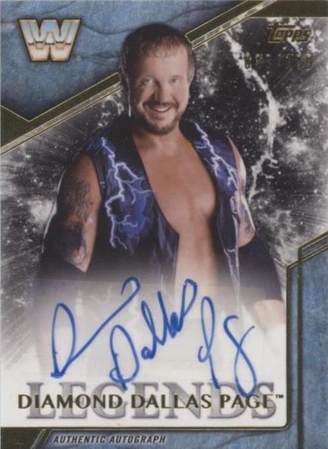 2017 Topps Legends of the WWE - Diamond Dallas Page #LA-DP