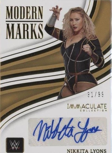 2023 Panini Immaculate Collection WWE - Nikkita Lyons #MM-NKL