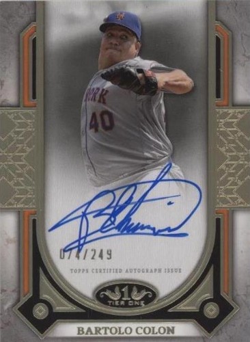 2024 Topps Tier One - Bartolo Colon #PPA-BC