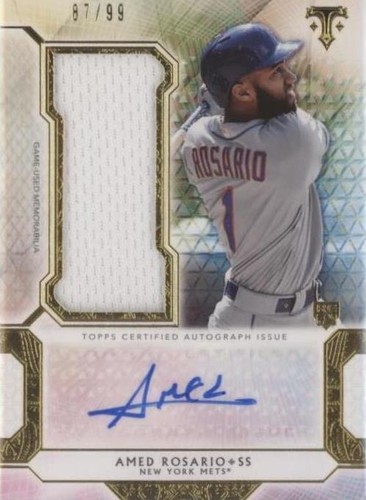 2018 Topps Triple Threads - Amed Rosario #UAJR-AMED