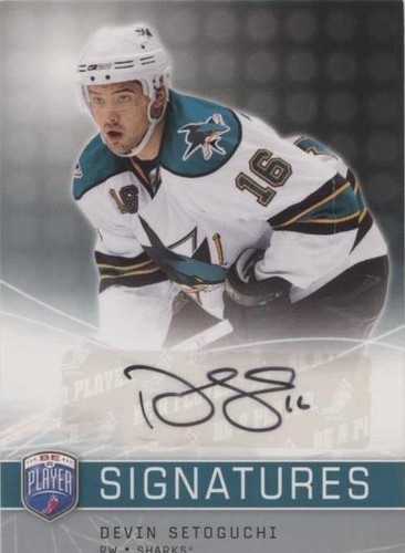 2008-09 Upper Deck Be a Player - Devin Setoguchi #S-DV